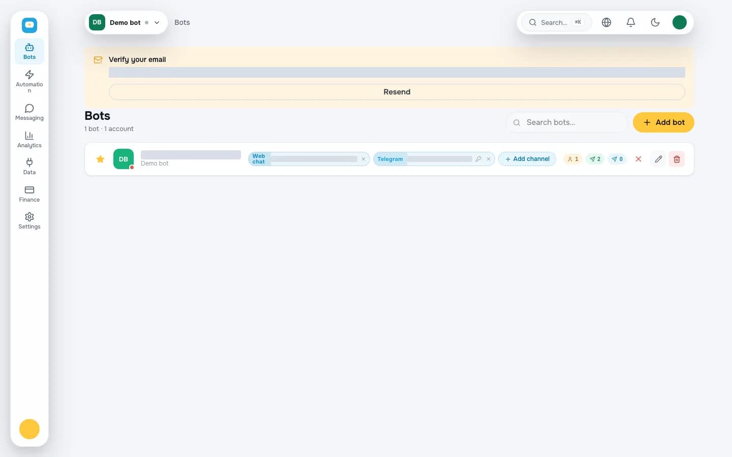 Connected messaging channels