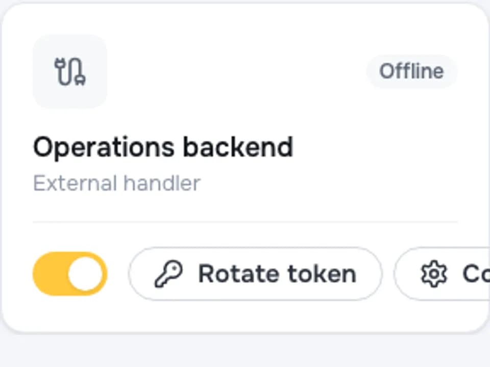 CRM and backend connections