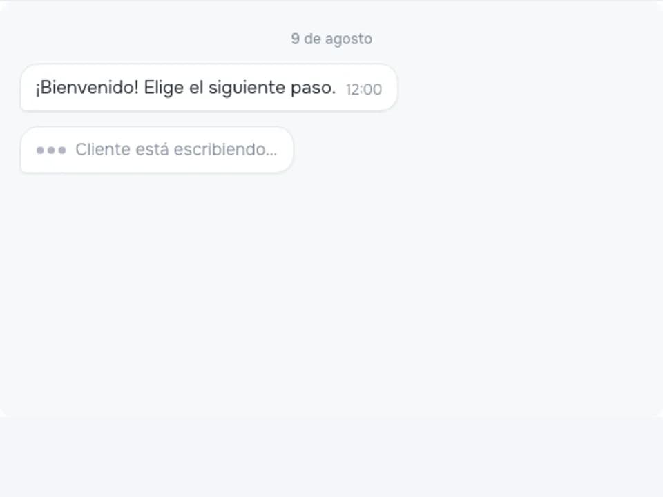 Interfaz de chat de operador