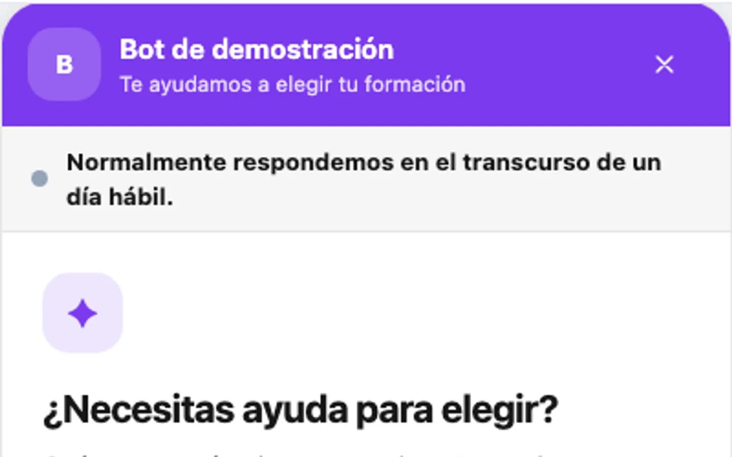 Configuración del widget para sitios