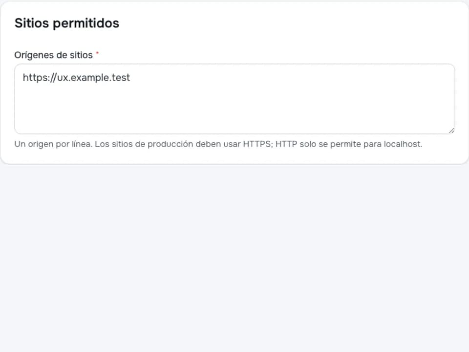 Instalación y vista previa del widget